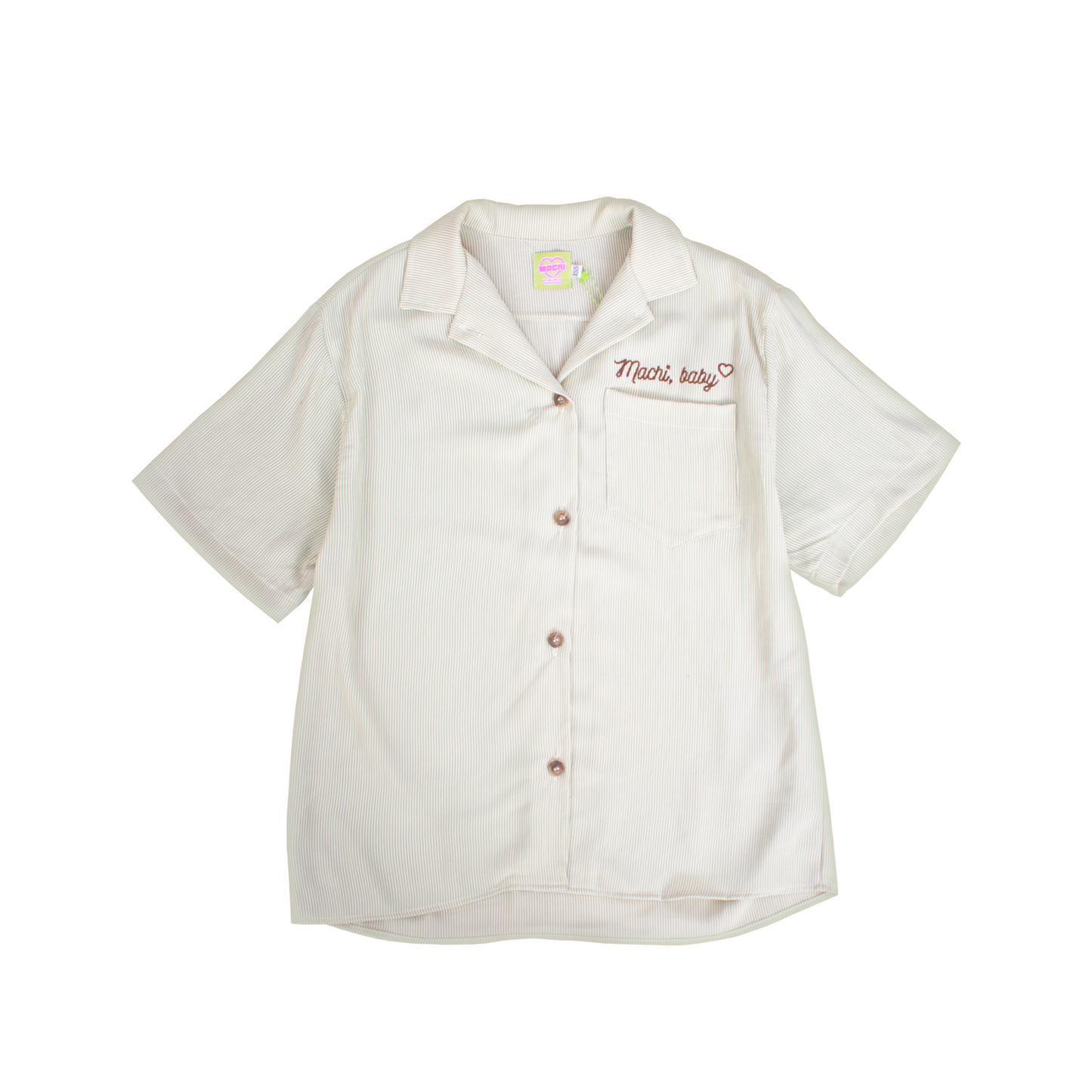 90's Camp Shirt- STRIPE XS-2X