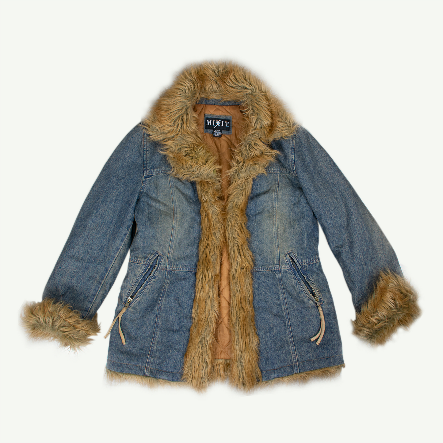 Y2K Denim Penny Lane Coat - M/L