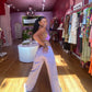 90's Nylon Raver Pant- FAIRY XS-2X