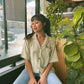 90's Camp Shirt- STRIPE XS-2X