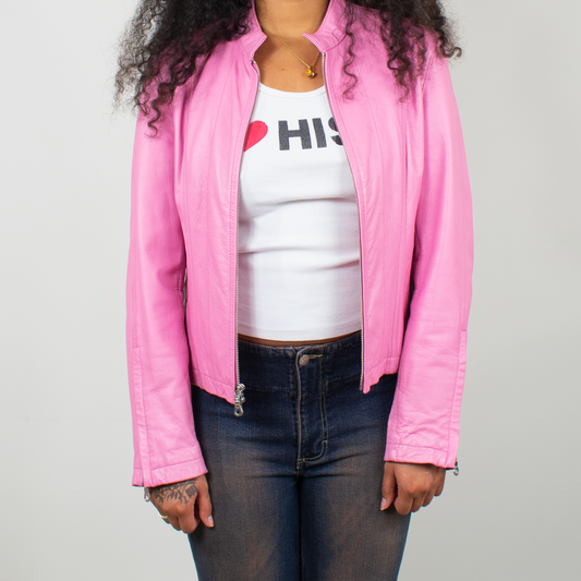 Y2K Pink Motomami Wilson's Moto Jacket - S