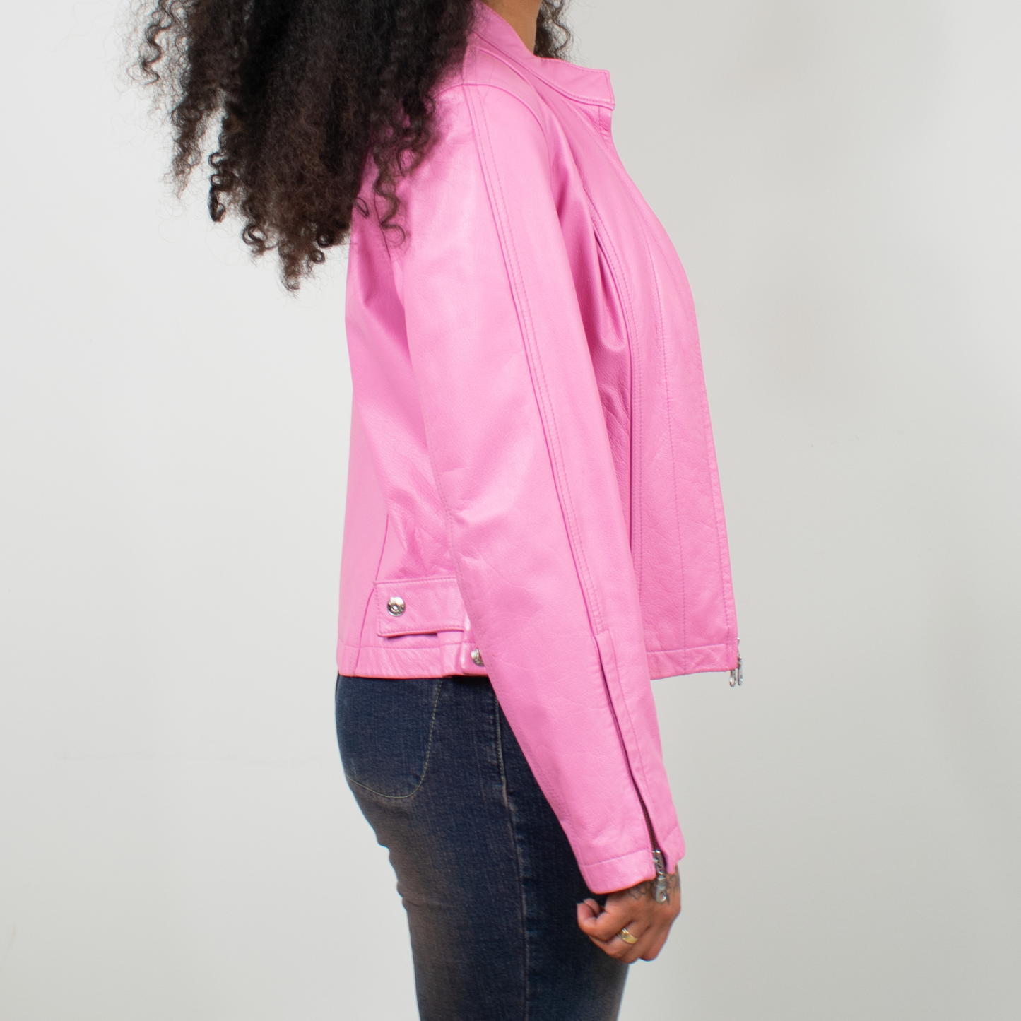 Y2K Pink Motomami Wilson's Moto Jacket - S