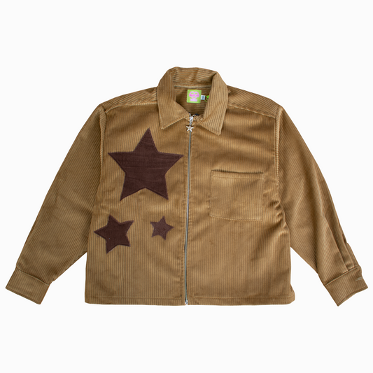 90's Cord Jacket- STAR BB XS-XL